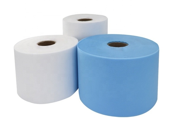 شراء SS / SSS سبونبوند أقمشة غير منسوجة 15GSM-25GSM للمواد الخام للمناديل الصحية online manufacture