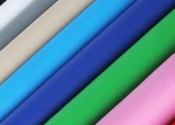 شراء 300gsm OPP متعدد الألوان PE مغلفة أقمشة غير منسوجة لأكياس الجسم online manufacture