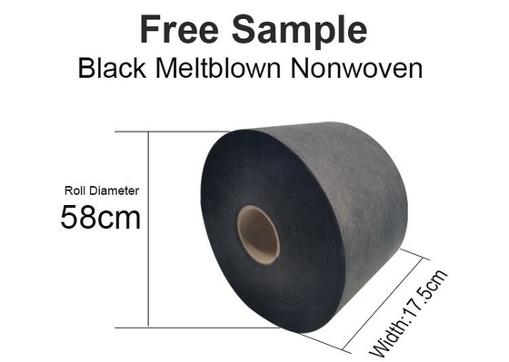 شراء 100 ٪ PP BFE99 قناع جراحي Meltblown أقمشة غير منسوجة 25GSM 175 مم عرض مصبوغ نمط online manufacture