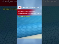 نمط مكعب المياه من PP القماش غير المنسوج