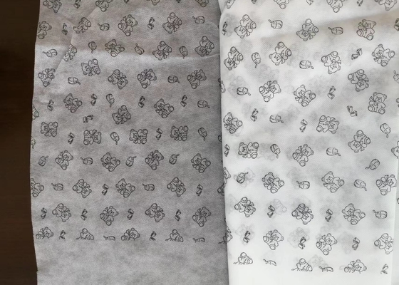 10 - 200gsm PP Non Woven Fabric Customized Printing Pictures Pattern